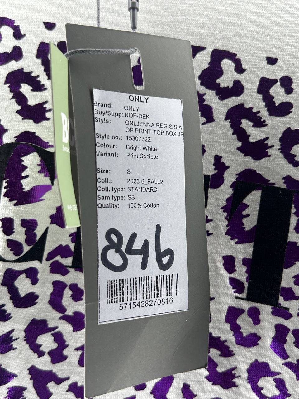 T-Shirts – Only – Maat S – Wit