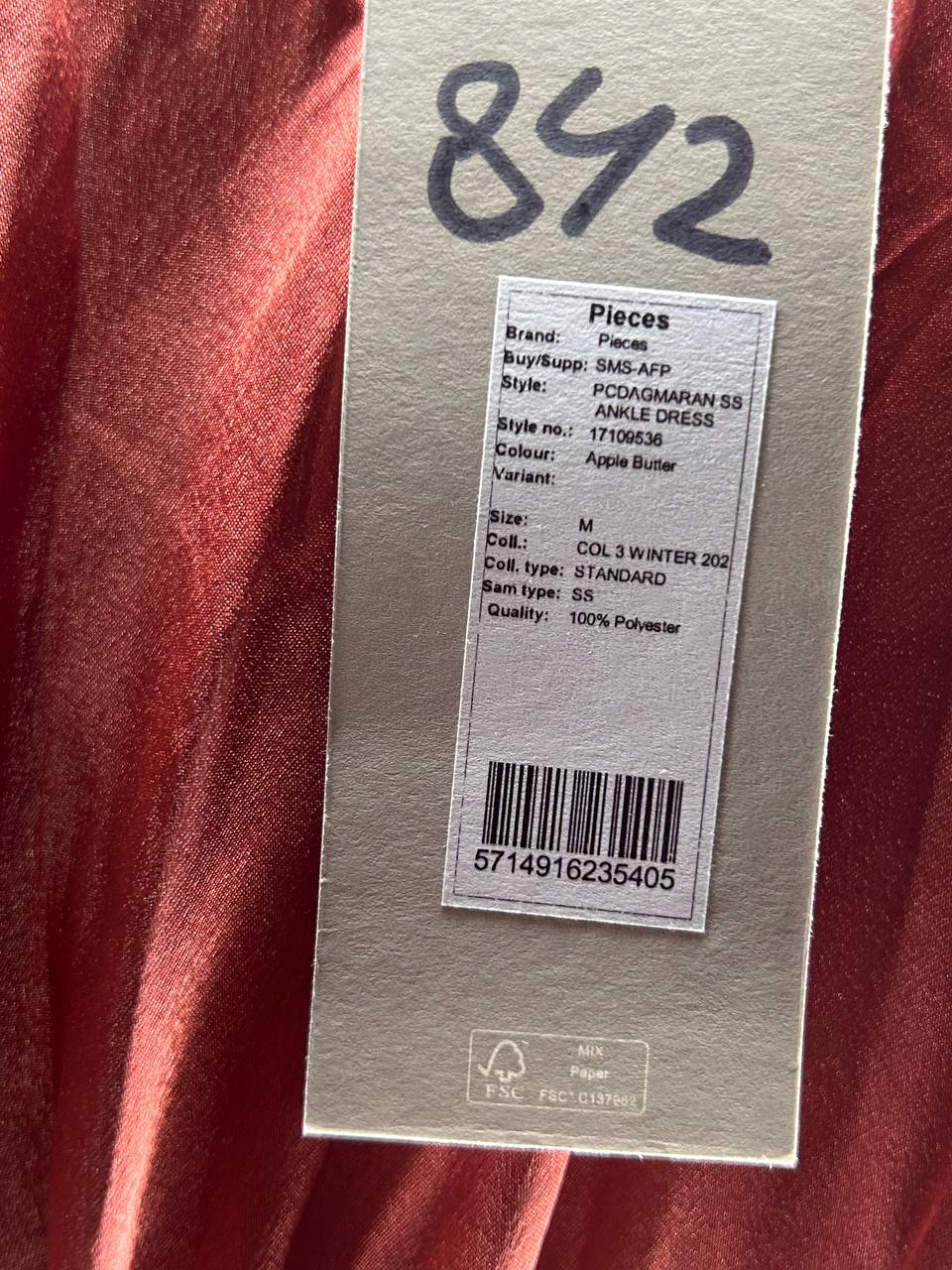 Lange jurken – Pieces – Maat M – Rood