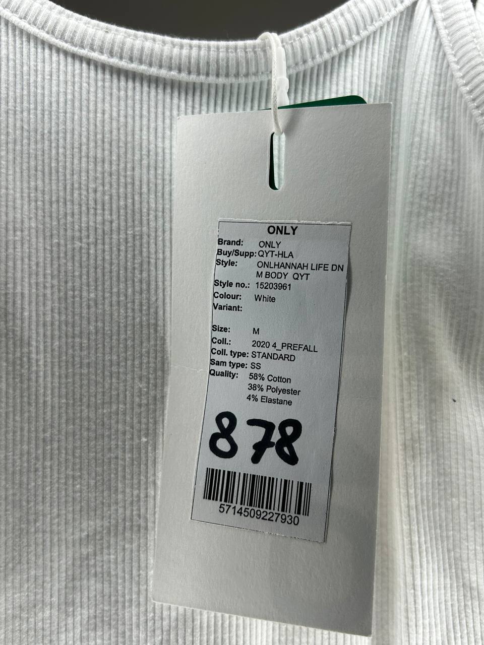 Mouwloze topjes – Only – Maat M – Wit