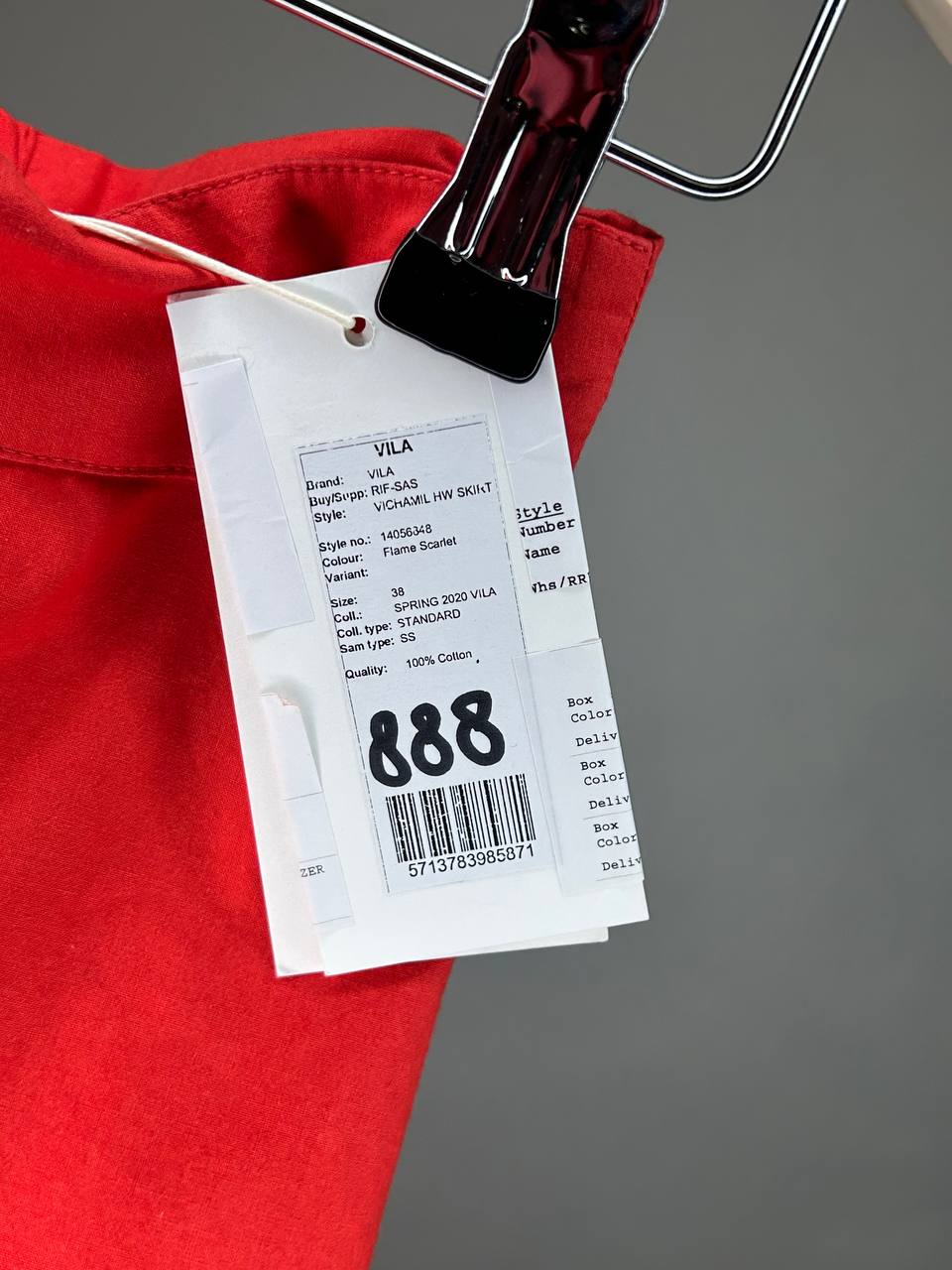 Rokken – Vila – Maat 38 – Rood