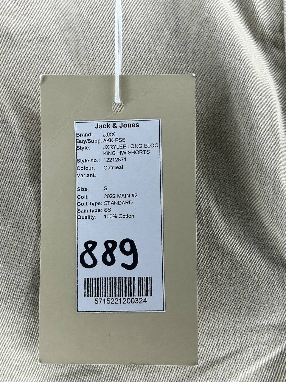 Korte broeken – Jack & Jones – Maat S – Beige