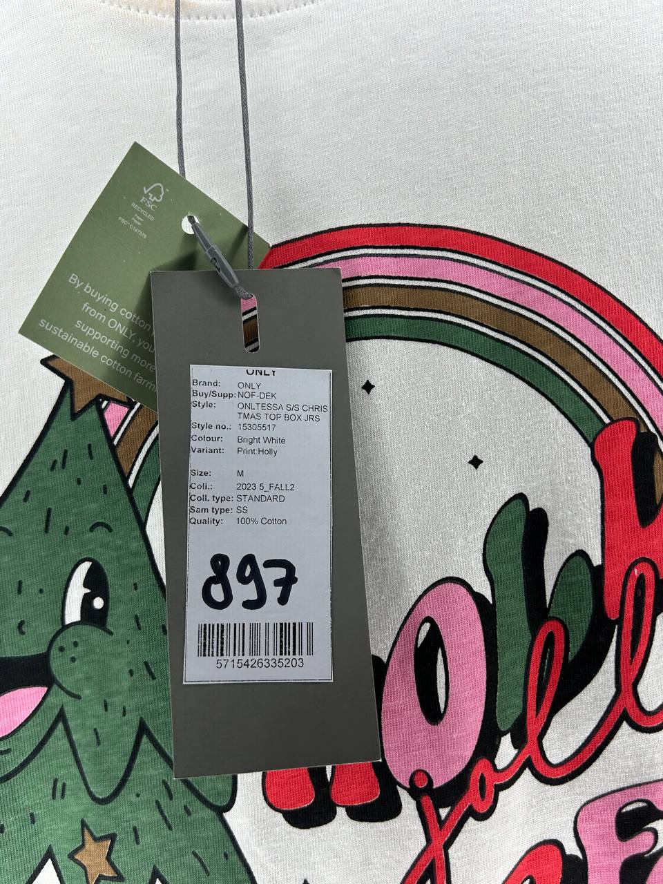 T-Shirts – Only – Maat M – Wit