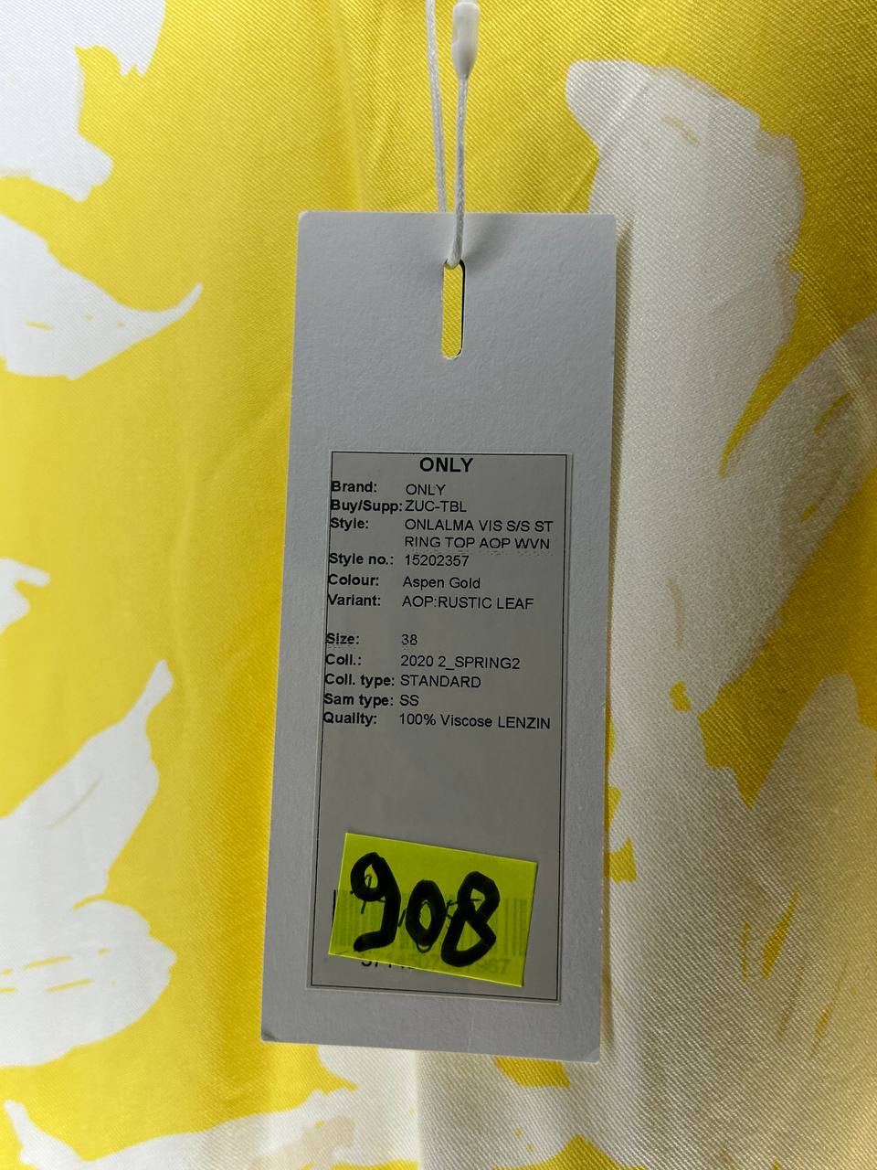 T-Shirts – Only – Maat 38 – Geel