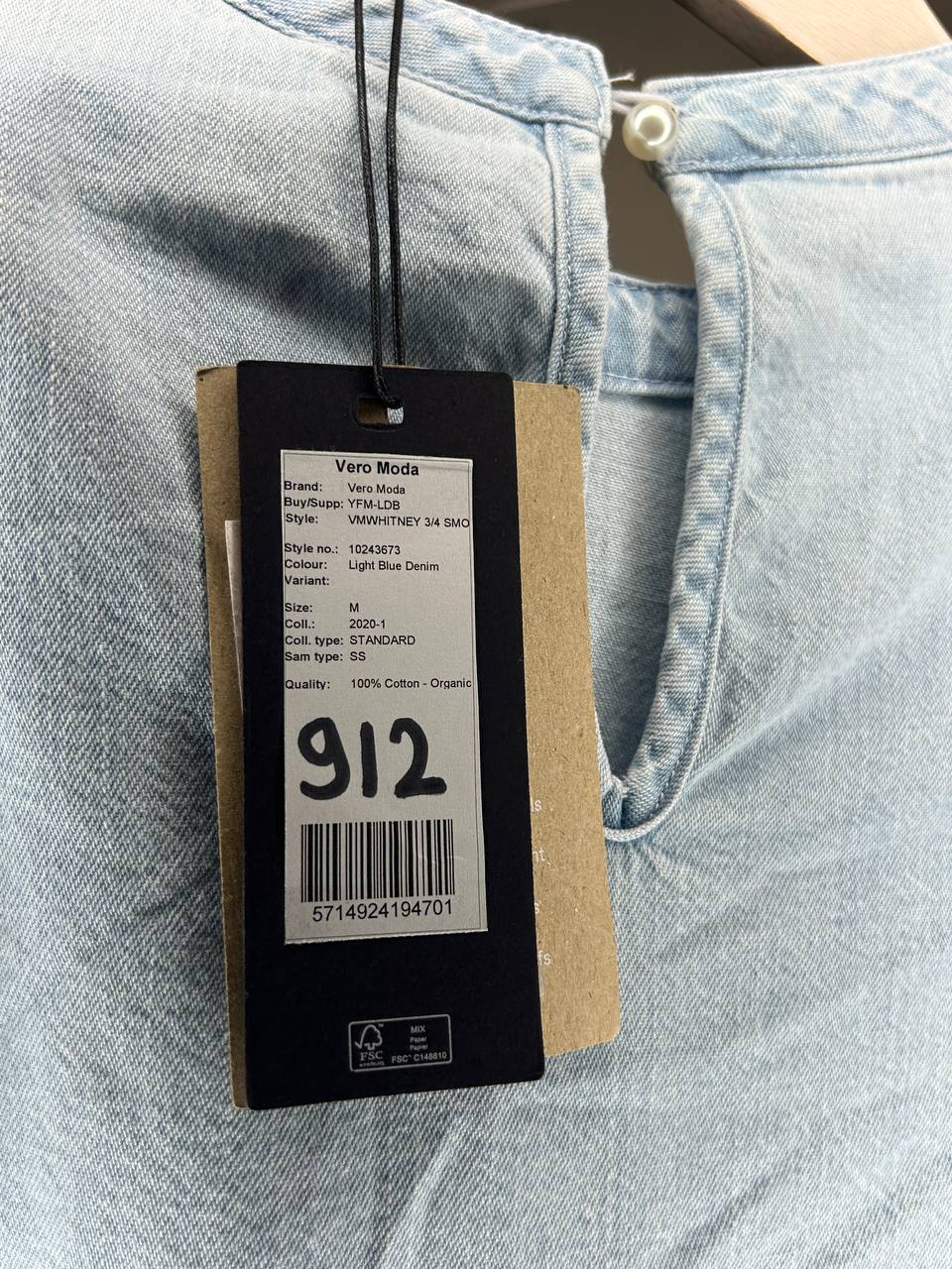 Topjes & Shirts – Vero Moda – Maat M – Blauw