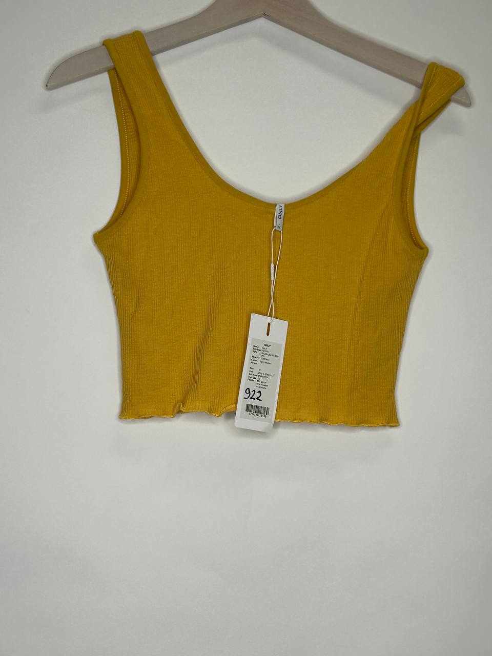 Mouwloze topjes – Only – Maat M – Geel