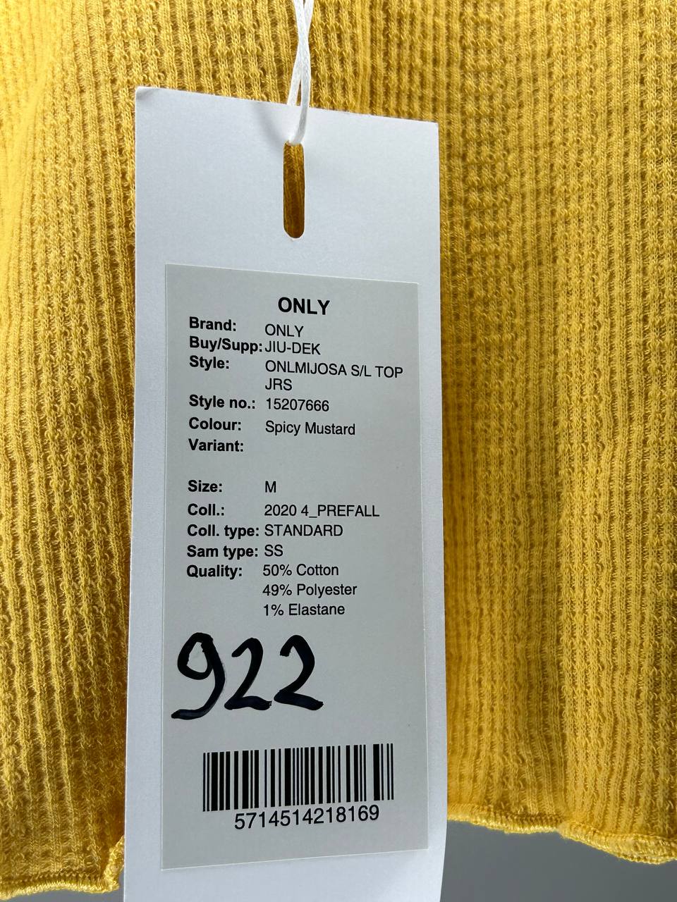 Mouwloze topjes – Only – Maat M – Geel