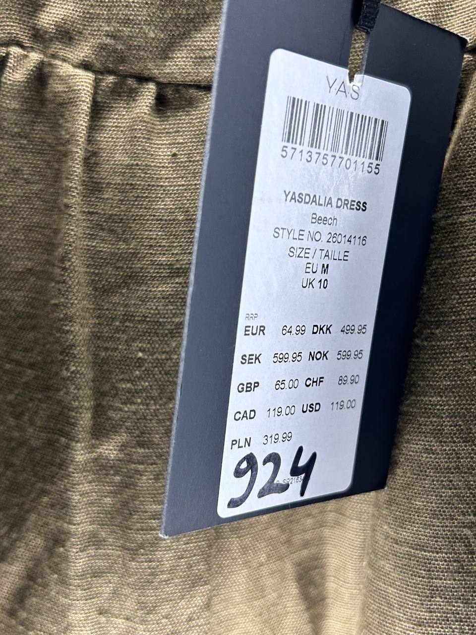 Lange jurken – Yas – Maat M – Groen