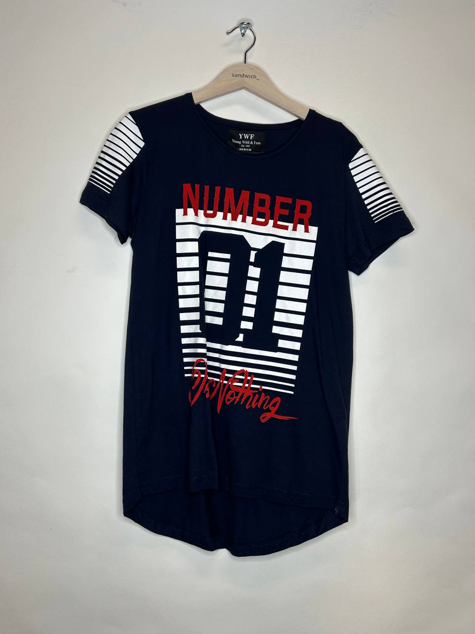 T-Shirts – Young Wild And Free – Maat M – Blauw