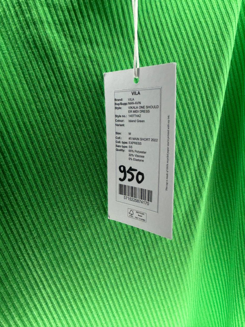 Lange jurken – Vila – Maat M – Groen