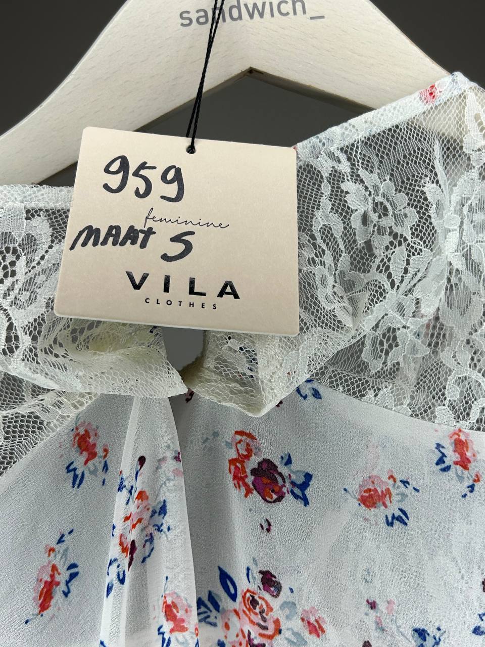 Blouses – Vila – Maat S – Wit