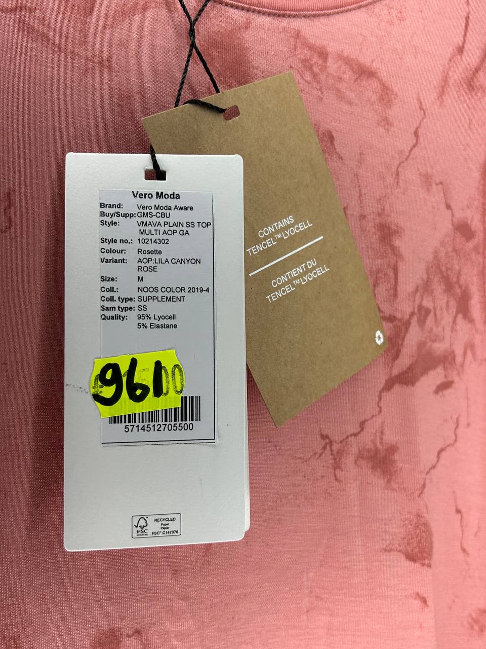 T-Shirts – Vero Moda – Maat M – Roze