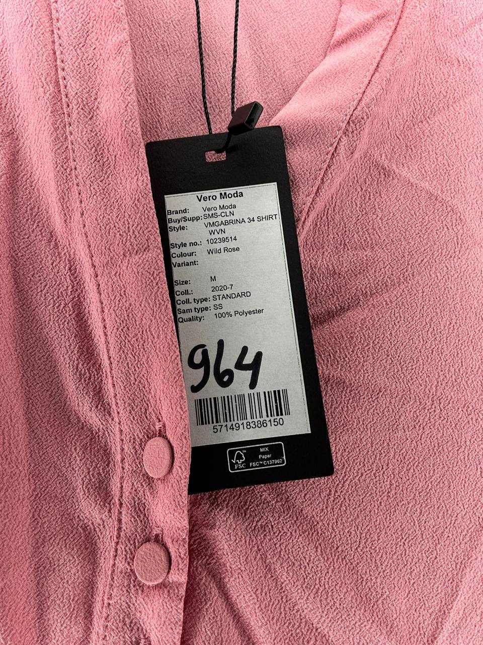 Blouses – Vero Moda – Maat M – Roze