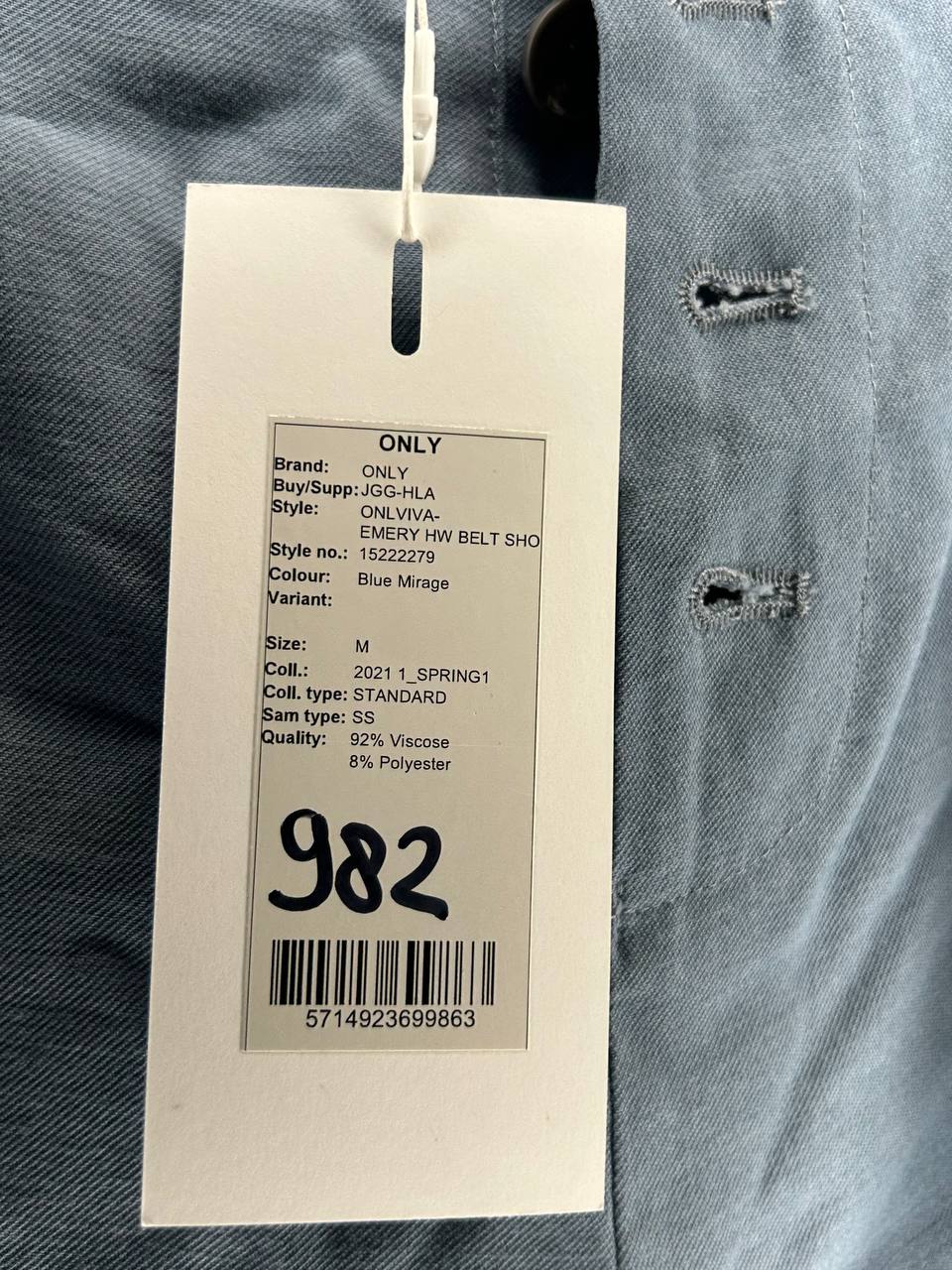 Korte broeken – Only – Maat M – Blauw