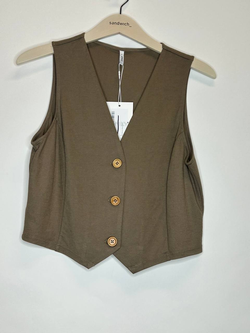 Vesten – Only – Maat M – Bruin