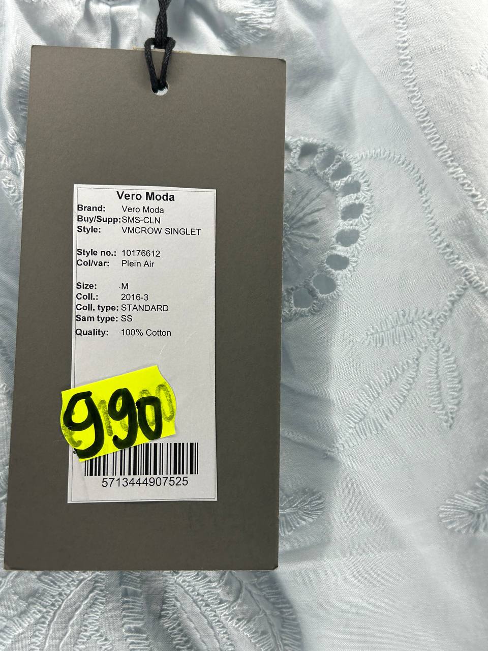 Mouwloze topjes – Vero Moda – Maat M – Blauw