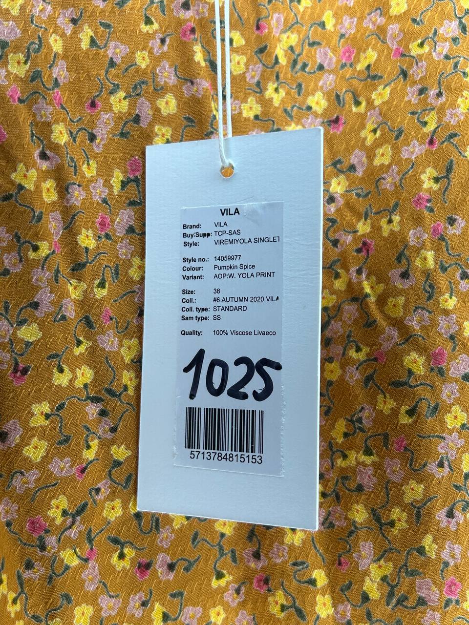 Mouwloze topjes – Vila – Maat 38 – Geel