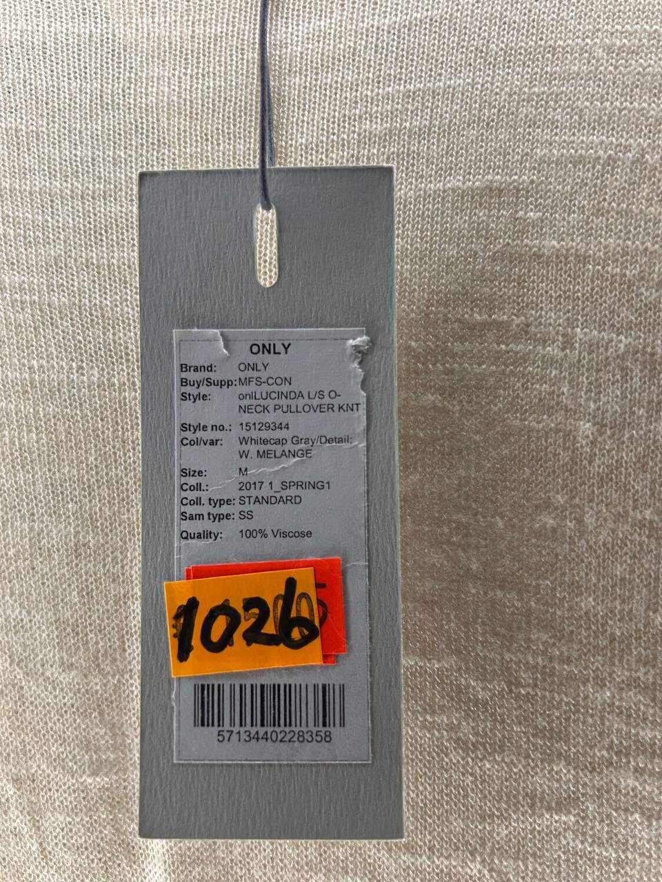 Longsleeves – Only – Maat M – Beige