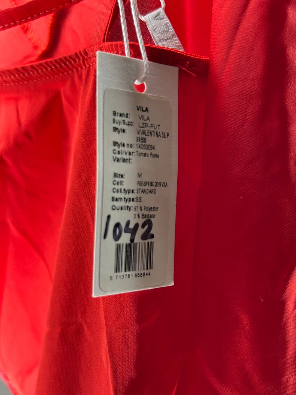 Nette jurken – Vila – Maat M – Rood