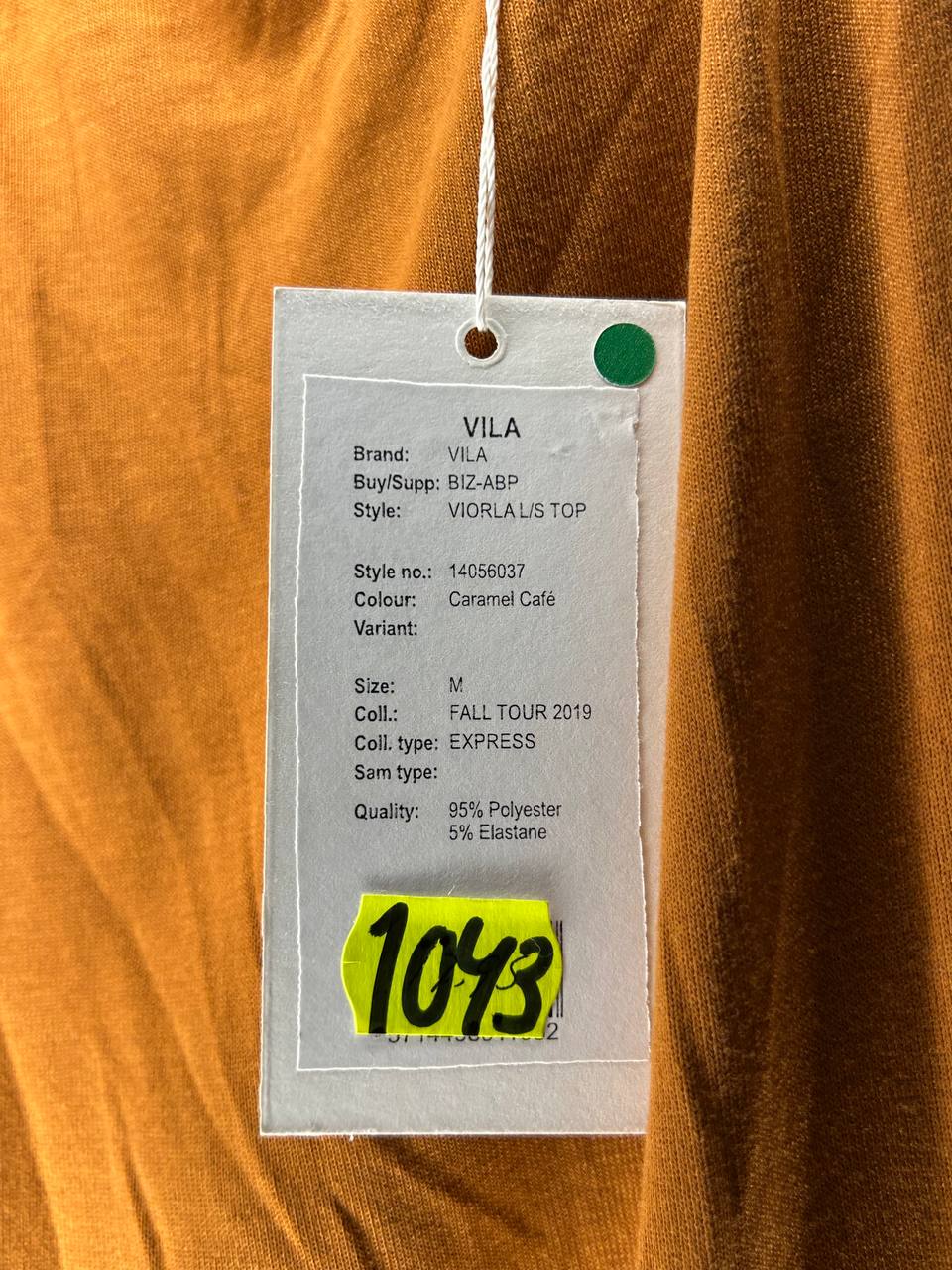 Topjes & Shirts – Vila – Maat M – Bruin