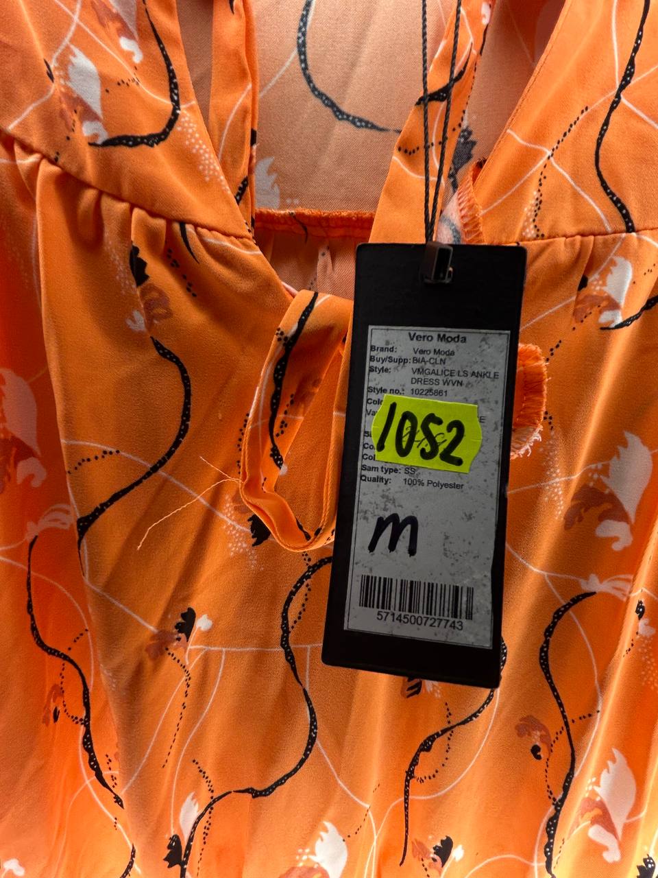 Lange jurken – Vero Moda – Maat M – Oranje