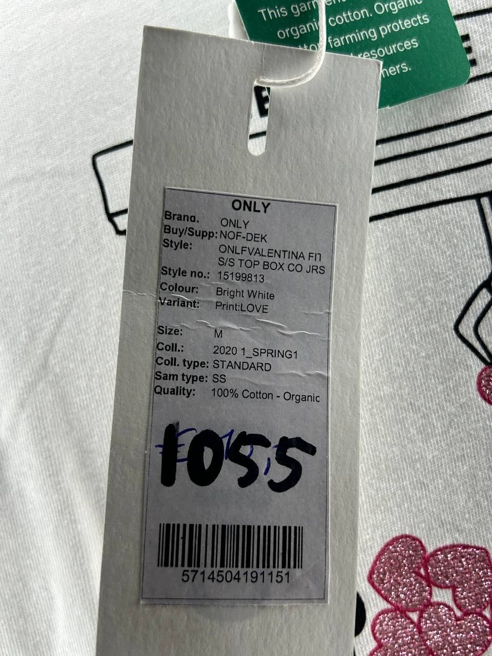 T-Shirts – Only – Maat M – Wit