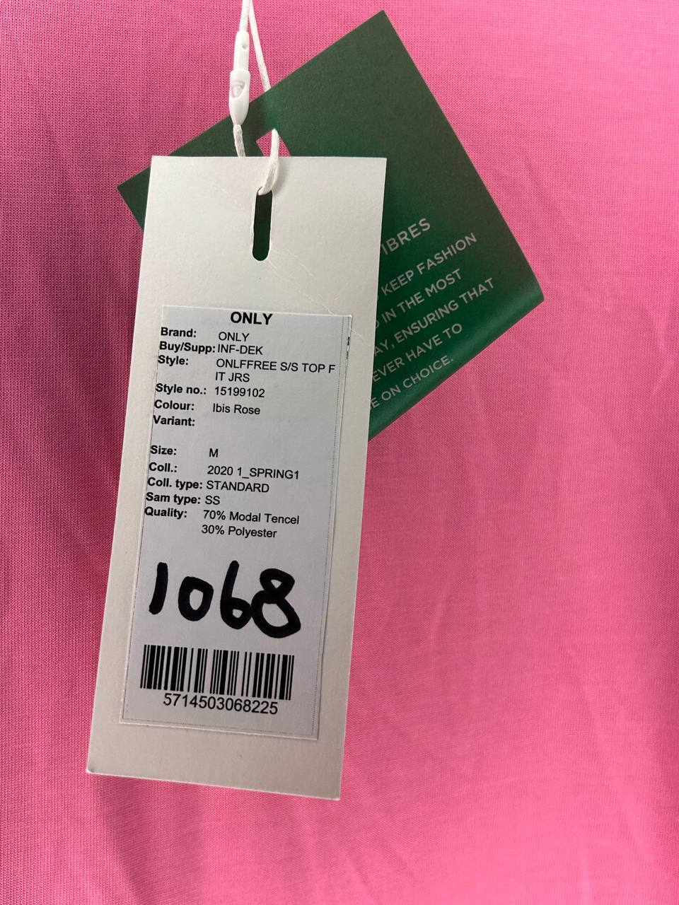 T-Shirts – Only – Maat M – Roze