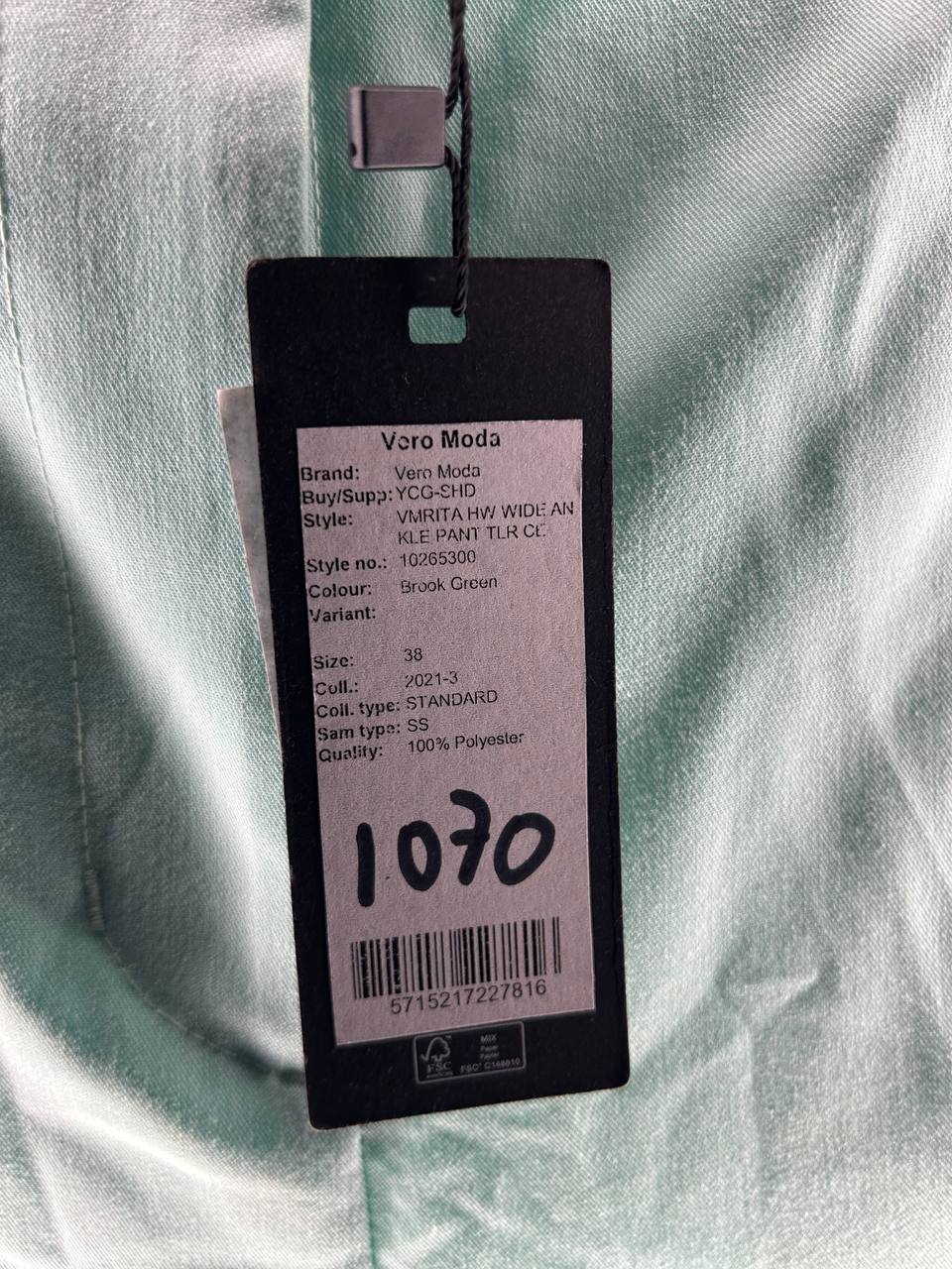 Broeken – Vero Moda – Maat 38 – Groen