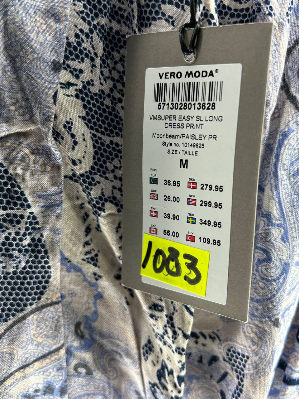Lange jurken – Vero Moda – Maat M – Blauw