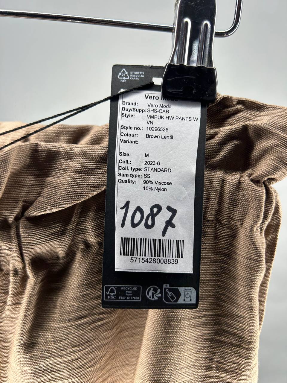 Broeken – Vero Moda – Maat M – Grijs