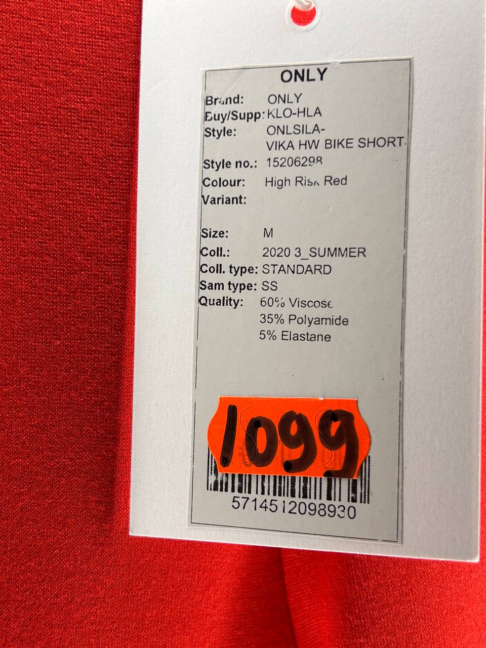 Korte broeken – Only – Maat M – Rood