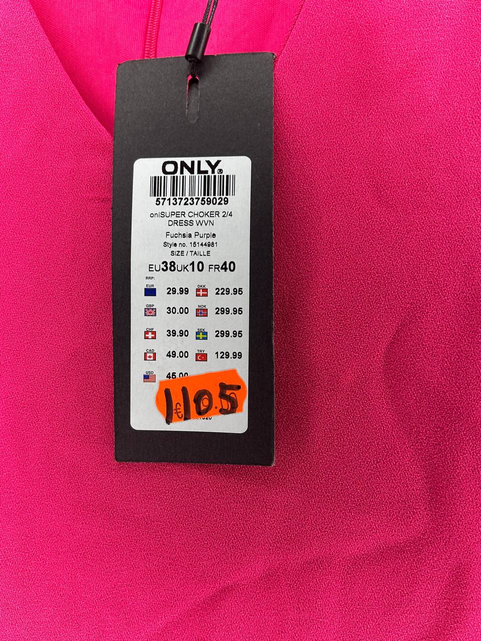 Casual jurken – Only – Maat M – Roze