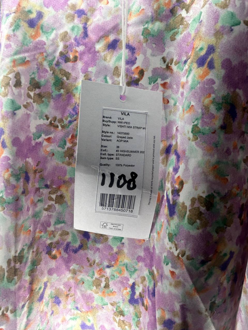 Lange jurken – Vila – Maat 38 – Paars