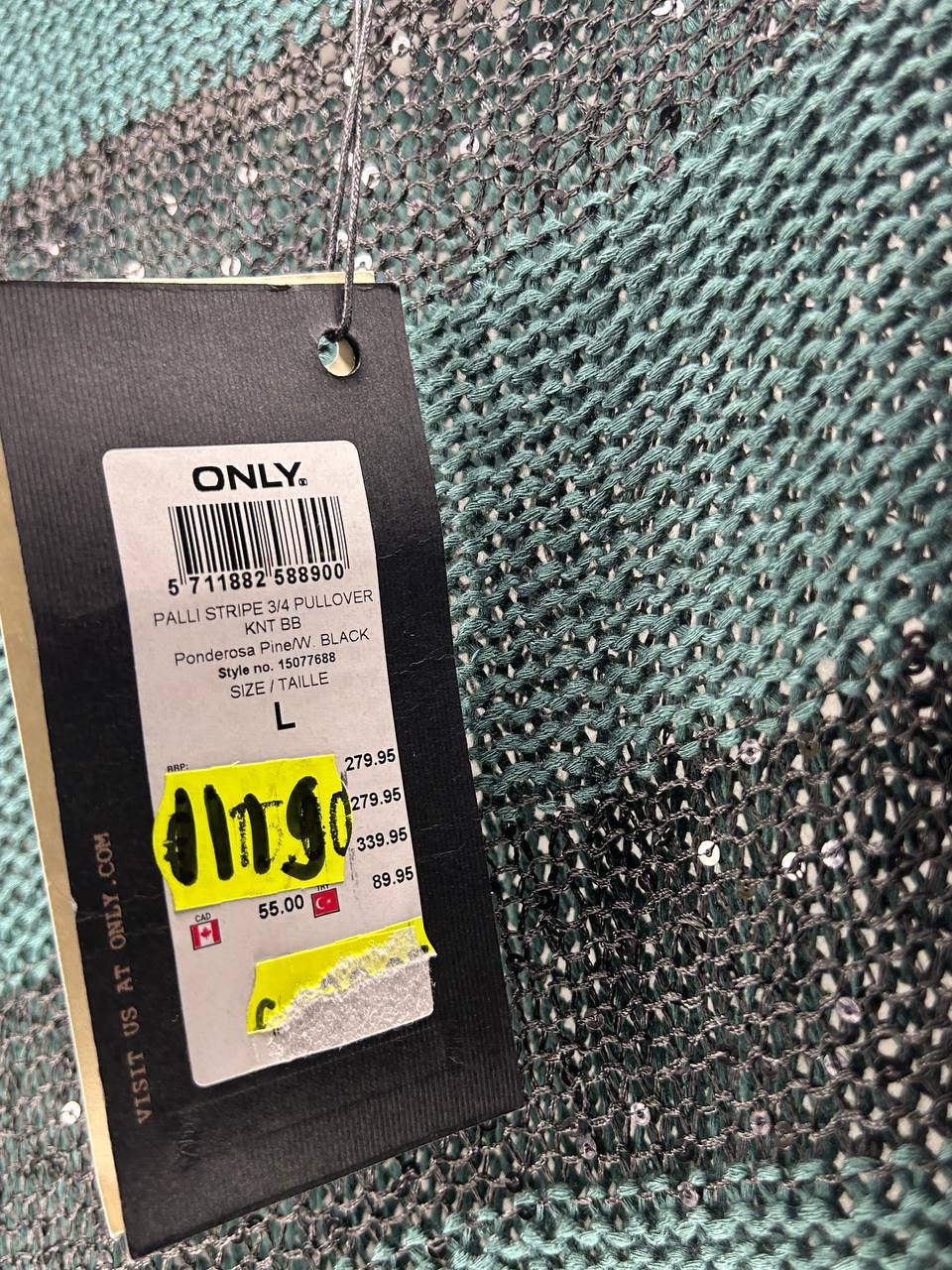 Sweaters – Only – Maat L – Groen