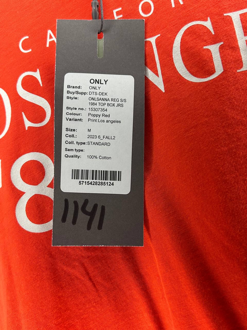 T-Shirts – Only – Maat M – Rood