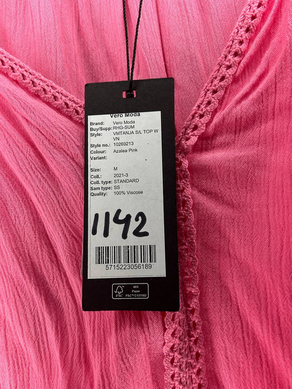 Mouwloze topjes – Vero Moda – Maat M – Roze