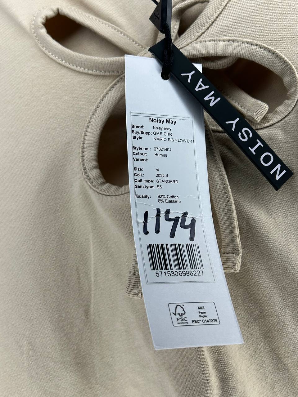 T-Shirts – Noisy May – Maat M – Beige