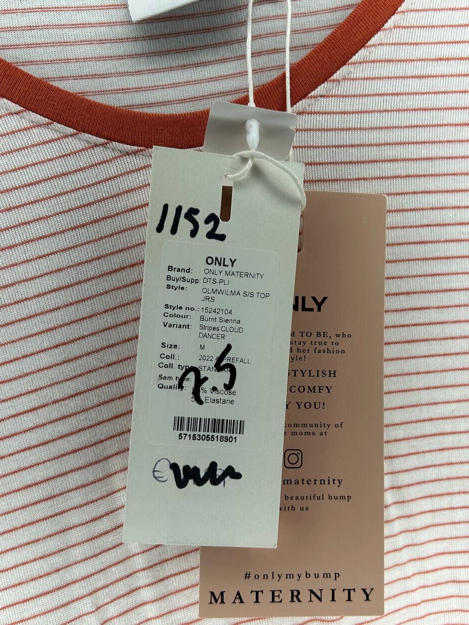 T-Shirts – Only – Maat M – Roze