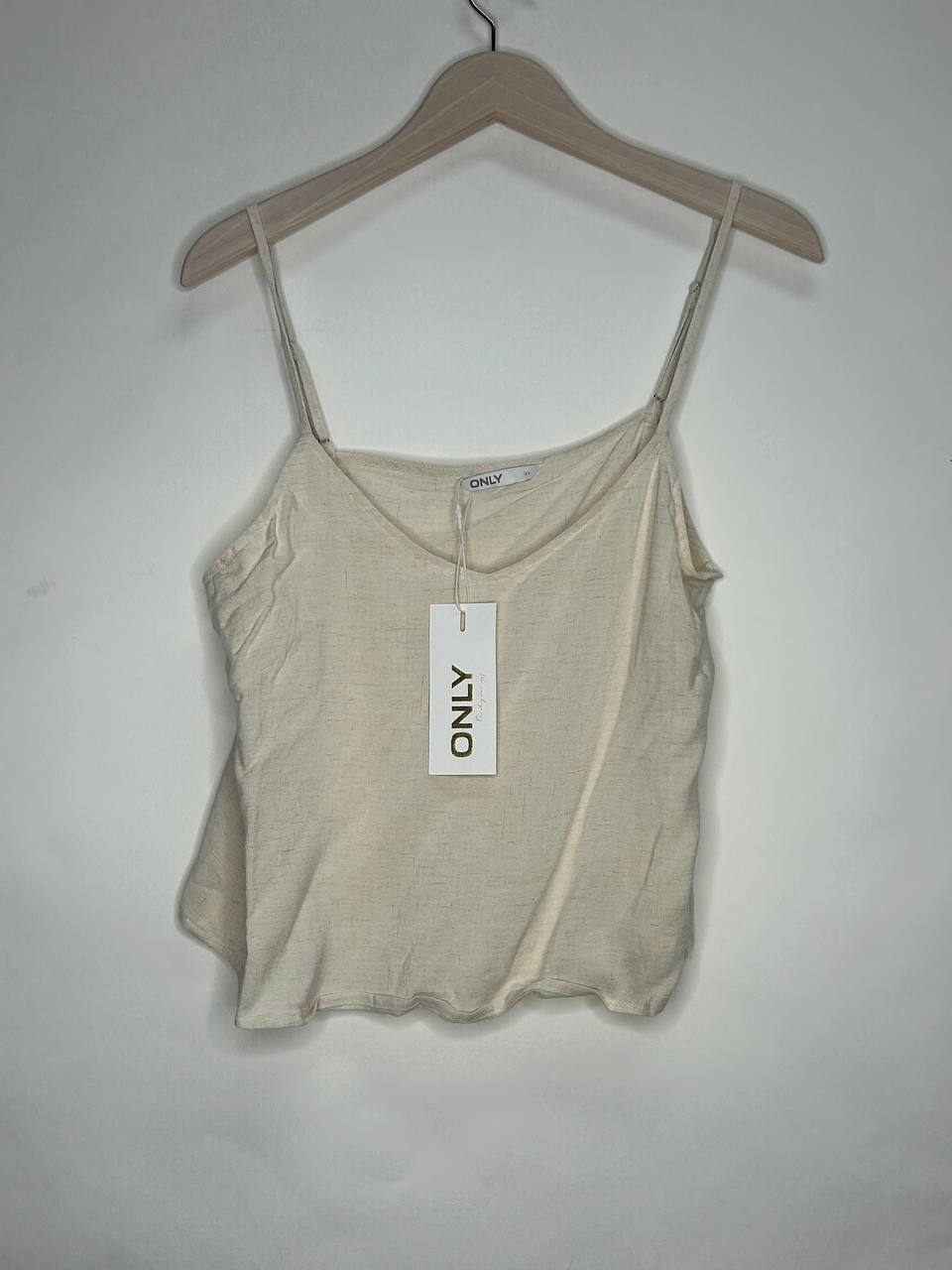 Mouwloze topjes – Only – Maat 38 – Beige