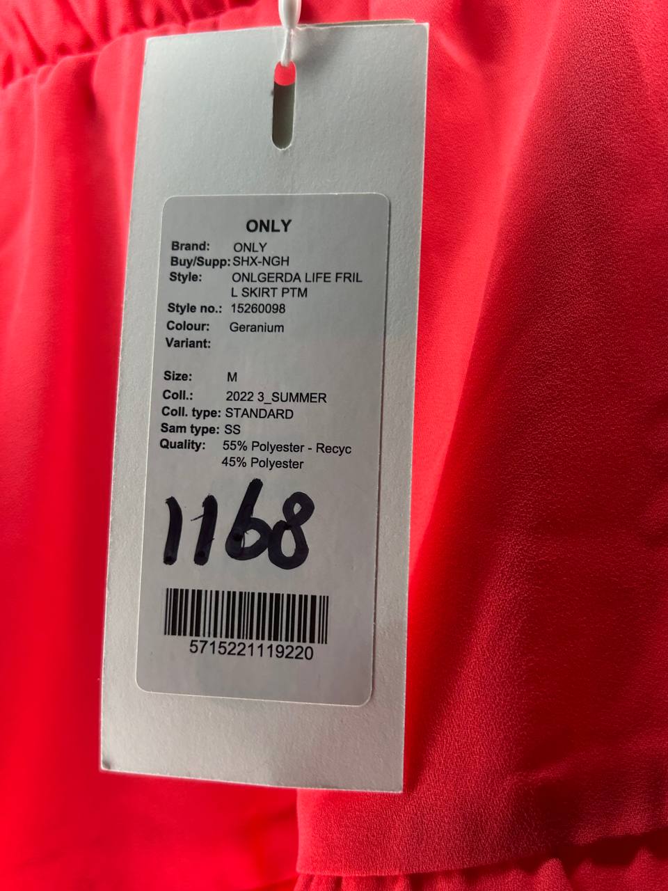 Rokken – Only – Maat M – Rood