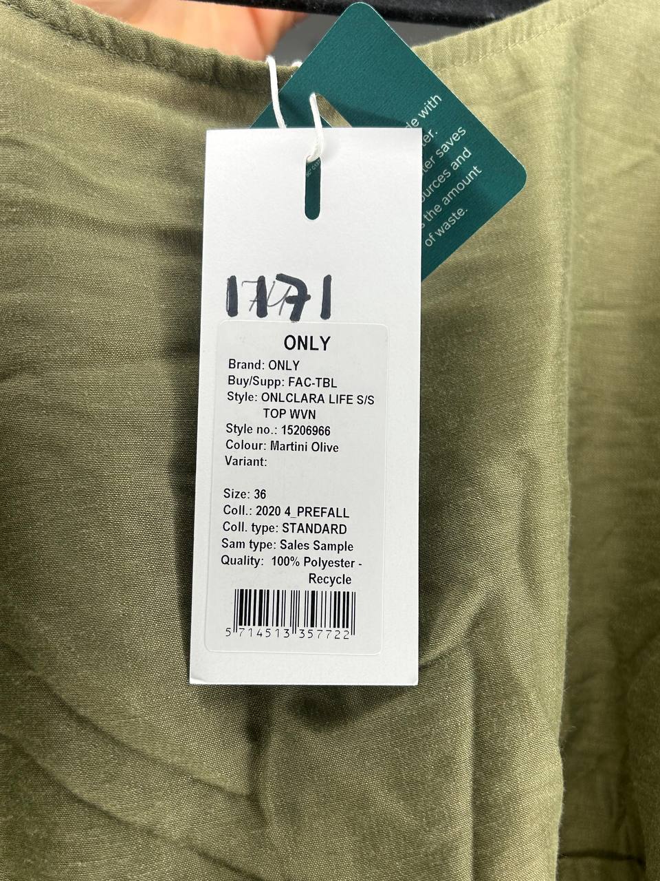 Topjes & Shirts – Only – Maat 36 – Groen