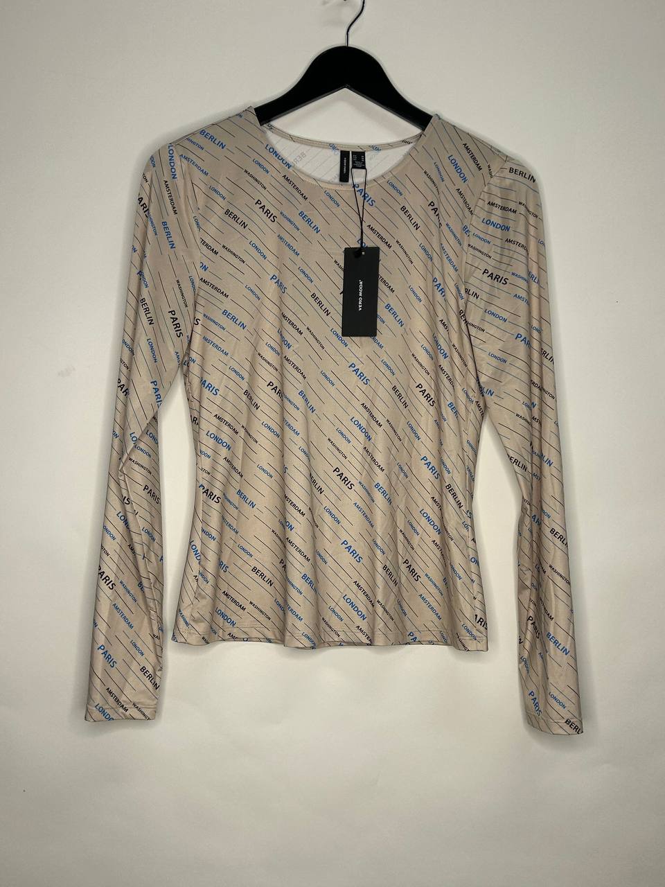 Longsleeves – Vero Moda – Maat M – Beige