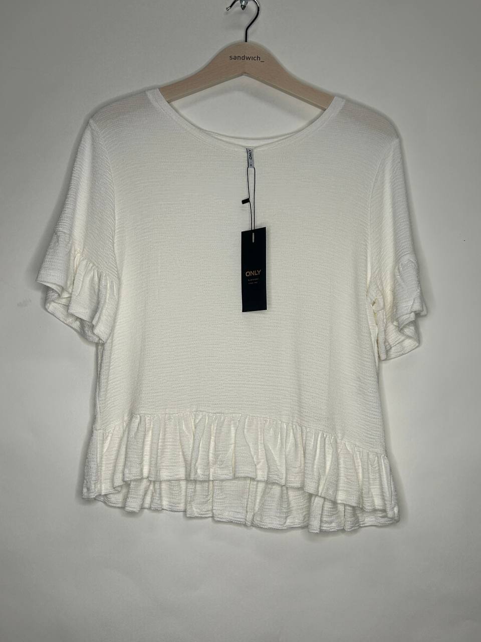 T-Shirts – Only – Maat M – Wit