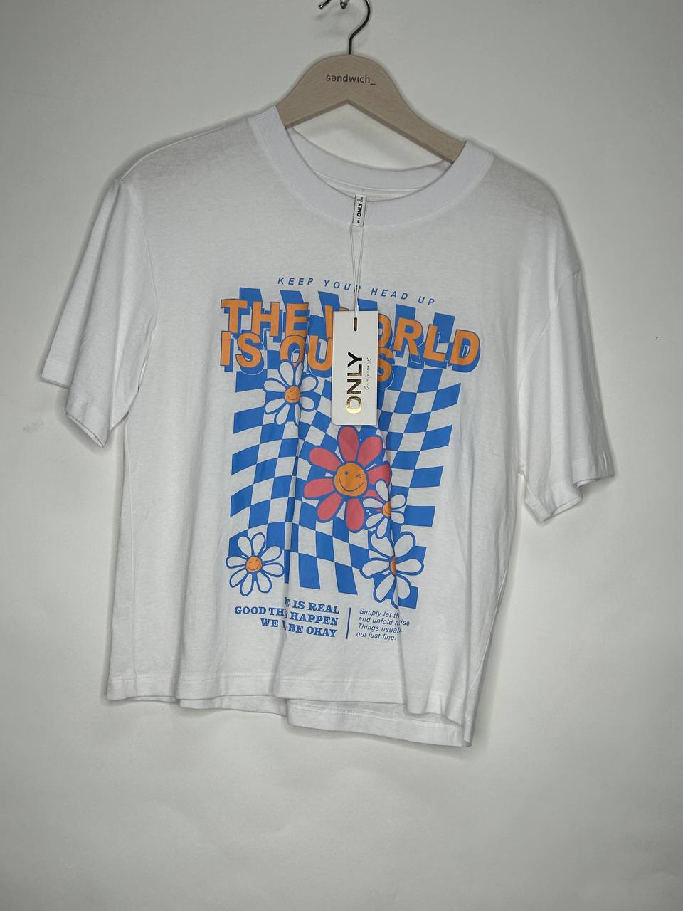 T-Shirts – Only – Maat S – Wit