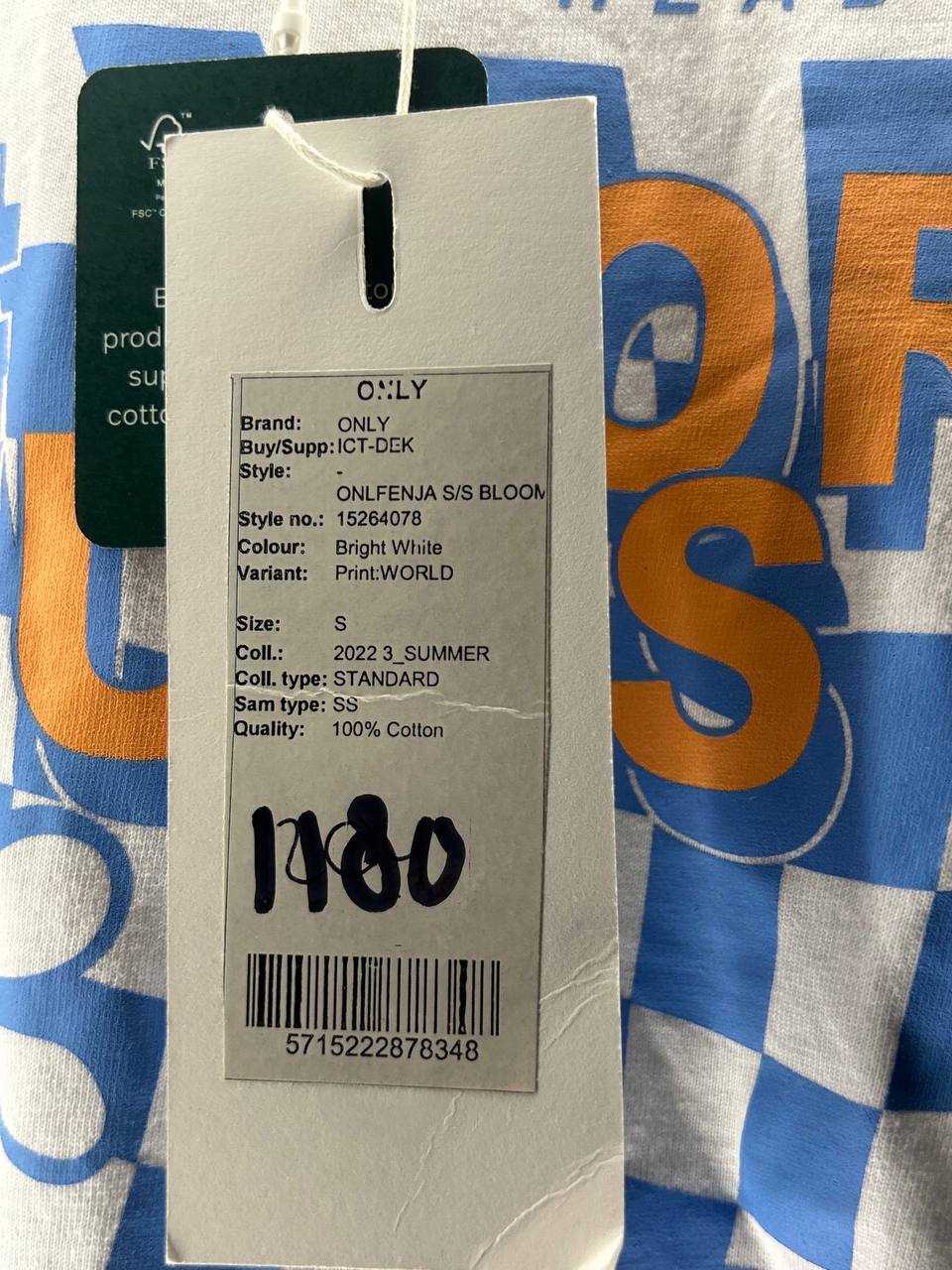 T-Shirts – Only – Maat S – Wit