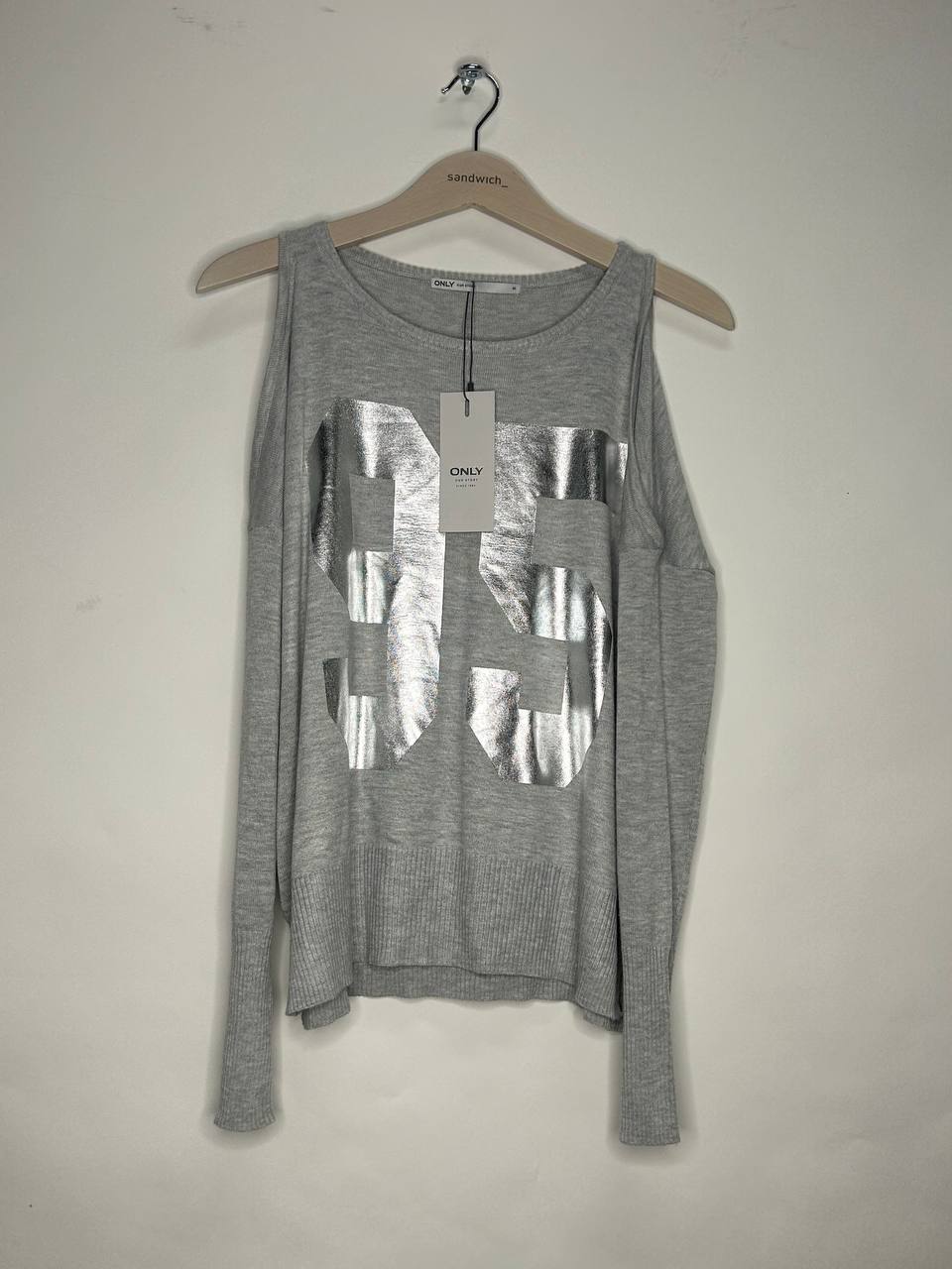 Sweaters – Only – Maat M – Grijs