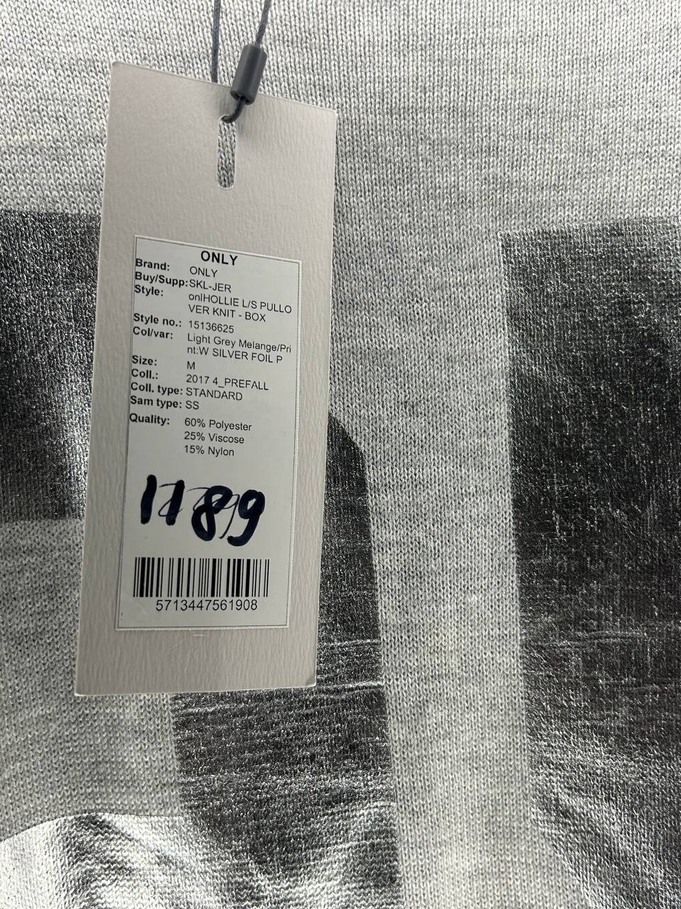 Sweaters – Only – Maat M – Grijs