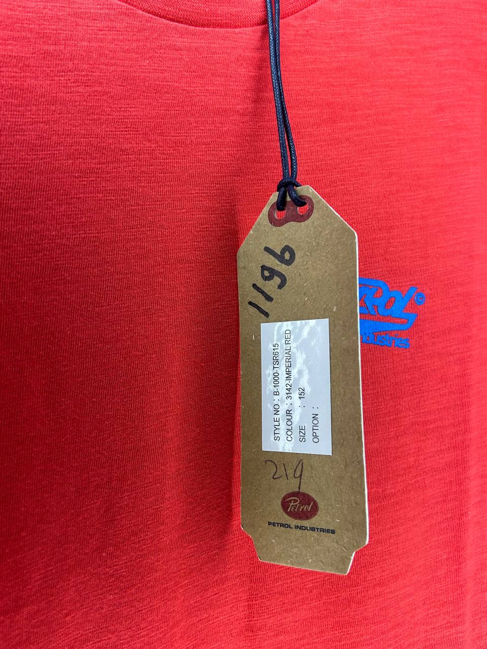 T-Shirts – Petrol – Maat 152 – Rood