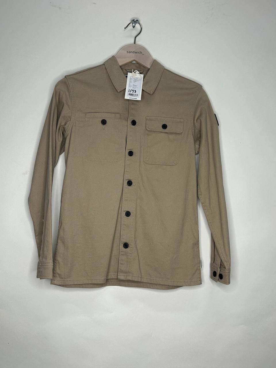 Overhemden – Jack&jones Junior – Maat 152 – Beige