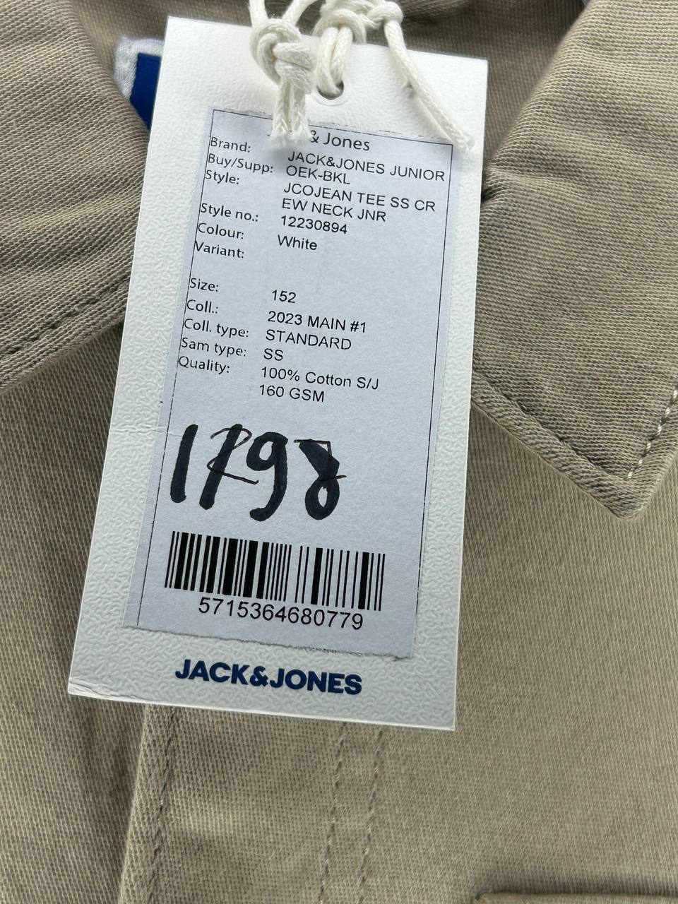 Overhemden – Jack&jones Junior – Maat 152 – Beige