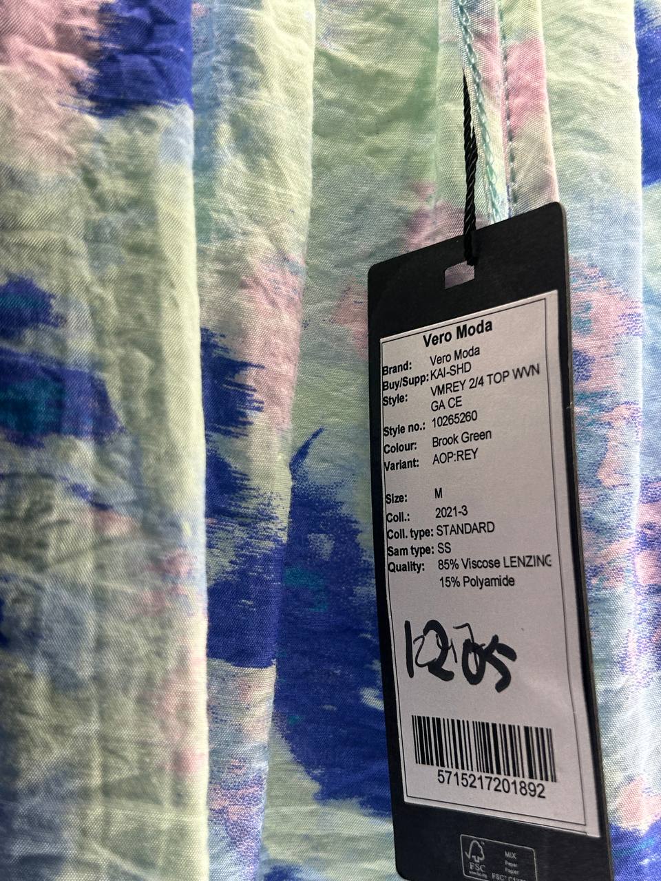 Topjes & Shirts – Vero Moda – Maat M – Blauw
